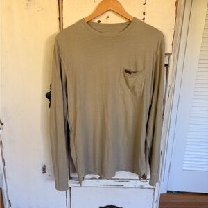 Pendleton Men's Khaki Long Sleeve Tee